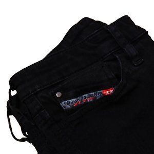 Diesel Black Skinny Jeans with Rips